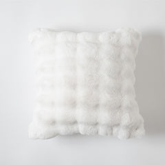 Nordic Faux Rabbit Fur Sofa Pillow 45x45cm