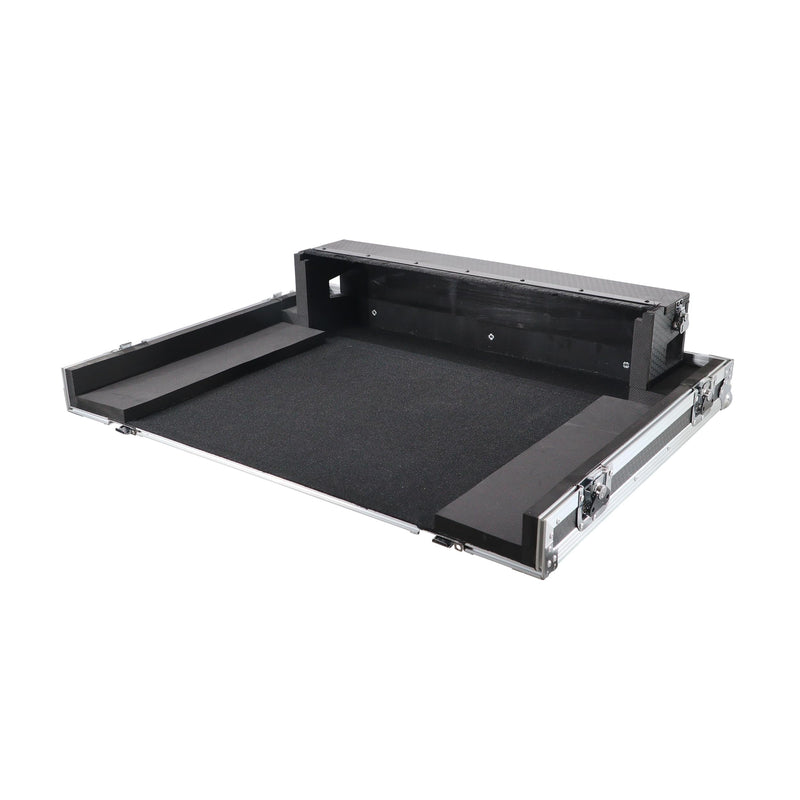 ProX XS-YCL5DHW - ATA Digital Audio Mixer Flight Case for Yamaha CL5 Console with Doghouse compartment and Caster wheels