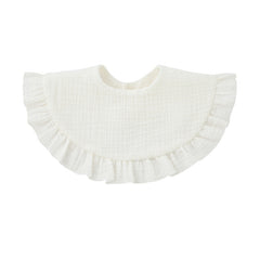 Soft Cotton Ruffle Bib For Infants And Toddlers