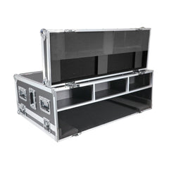 ProX XS-YCL5DHW - ATA Digital Audio Mixer Flight Case for Yamaha CL5 Console with Doghouse compartment and Caster wheels