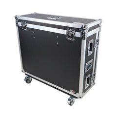 ProX XS-YCL5DHW - ATA Digital Audio Mixer Flight Case for Yamaha CL5 Console with Doghouse compartment and Caster wheels