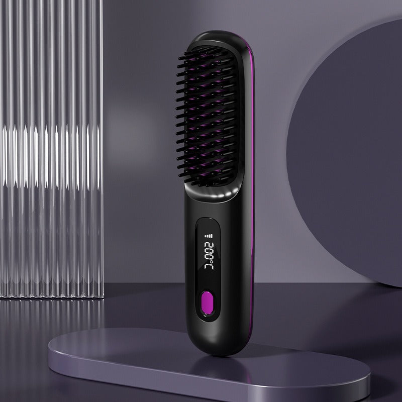 2-in-1 Wireless Hair Straightener Comb