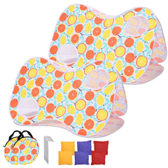 Yescom Popup Outdoor Bag Toss Game Billboard & 3 Bean Bags