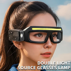 Multi-functional Glasses Headlamp with Type-C Charging