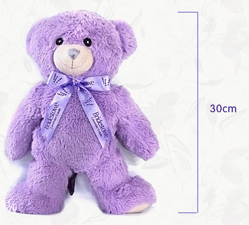 Purple Lavender Bear Plush Toy for Loved Ones