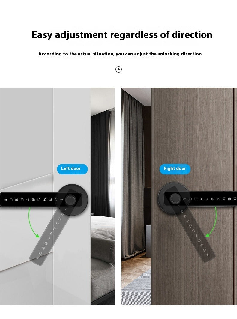Smart Spherical Wooden Door Lock