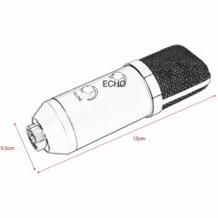 MK-F100TL Microphone with Reverb, No Sound Card Needed