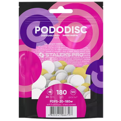 STALEKS PRO M PODODISC DISPOSABLE FILES SOFT BASE FOR PEDICURE DISC 20MM (50 PCS) PDFS-20- STALEKS™