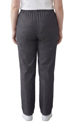 Women's Lightweight Pull-On Denim Jeans — Elastic Waist No Zipper