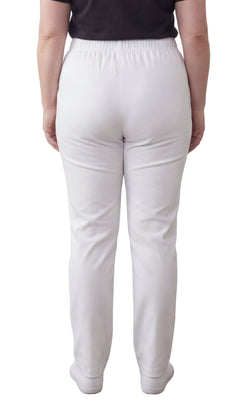 Women's Lightweight Pull-On Denim Jeans — Elastic Waist No Zipper