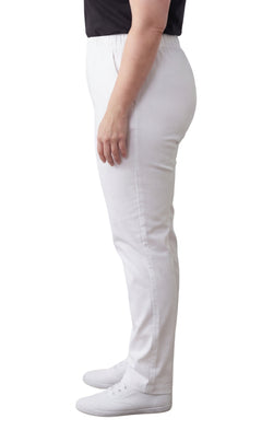 Women's Lightweight Pull-On Denim Jeans — Elastic Waist No Zipper