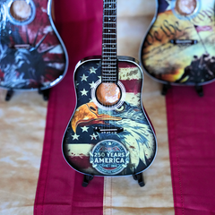 America 250 Miniature Guitar