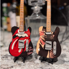 The Rolling Stones "Sticky Fingers" Miniature Guitar