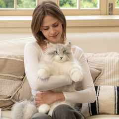 Silver Maine Coon Backpack-Majestic and Purrfect Companion
