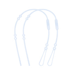 Silicone Toy Strap for Stroller and High Chair, Adjustable