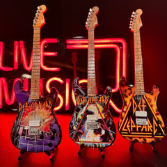 Def Leppard’s “Pyromania” Miniature Guitar