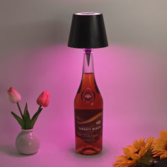 Wireless Wine Bottle Desk Lamp LED