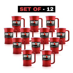 24oz Reusable Plastic Beer Mugs