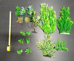 Premium Artificial Aquarium Plant Package for Fish Tank, REALISTIC