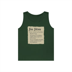 Jiu Jitsu Definition Tank Top | Unisex Heavy Cotton Tank | Martial Arts Apparel, Workout Gear, Fitness Gift, Summer Wear