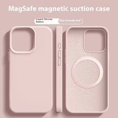 Magnetic Liquid Silicone iPhone Case