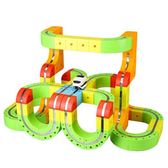 Variable Magnetic Force Track Train