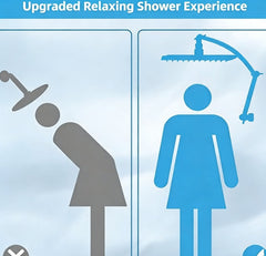 American-style Concealed Metal Showerhead Set