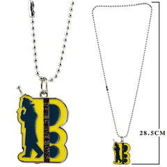 Conan Weeks Walkie-talkie Double-sided Alloy Key Necklaces