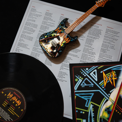 Def Leppard’s “Hysteria” Miniature Guitar