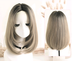 Fashionable Long Straight Wig with Center Parting for Women