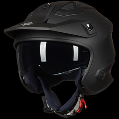 ILM Open Face Motorcycle 3/4 Half Helmet Model 726X