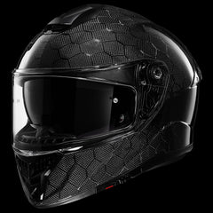ILM Full Face Motorcycle Carbon Fiber Helmet Model 861C