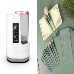 Electric Makeup Brush Cleaner Stand Device