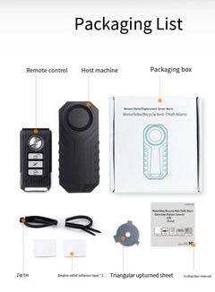 Wireless Remote Control Vibration Alarm