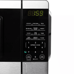 Galanz 0.9 Cu. Ft. 900 Watt Countertop Microwave Oven with Stainless Accents
