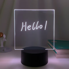 3D Small Night LED Message Board Lamp
