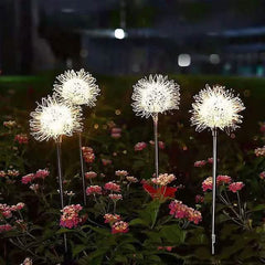 2-Pack: Outdoor Solar Dandelion Lawn Lights