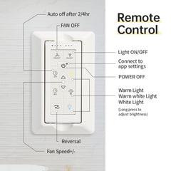 66" Smart Ceiling Fan with LED Light | 8-Blade Dimmable Fan with DC Motor, Remote, App & Voice Control — Alexa & Google Home Compatible