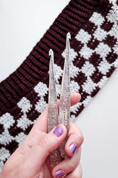 Diamond April Birthstone Crochet Hook