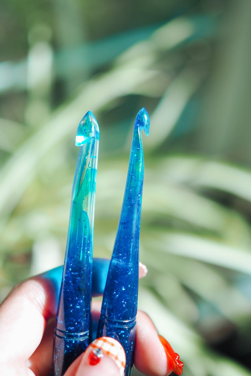 Sapphire September Birthstone Crochet Hook