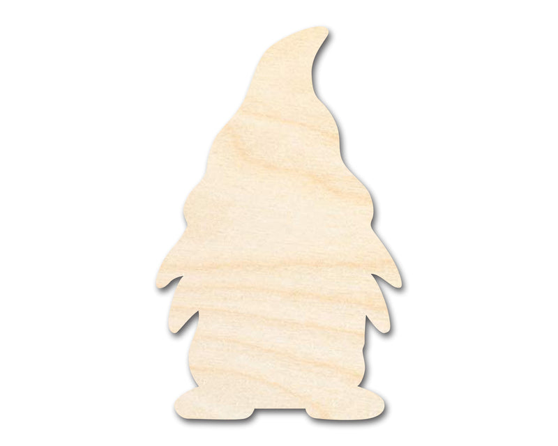 Unfinished Wood Garden Gnome Silhouette - Craft - up to 46