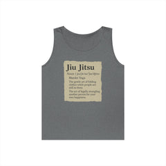 Jiu Jitsu Definition Tank Top | Unisex Heavy Cotton Tank | Martial Arts Apparel, Workout Gear, Fitness Gift, Summer Wear