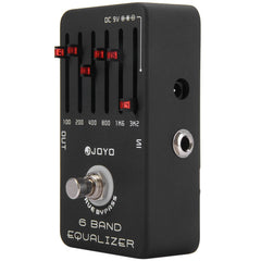 JOYO JF - 11 True Bypass Design 6 Band EQ Equalizer Guitar Effect Pedal with Aluminum Alloy Casing