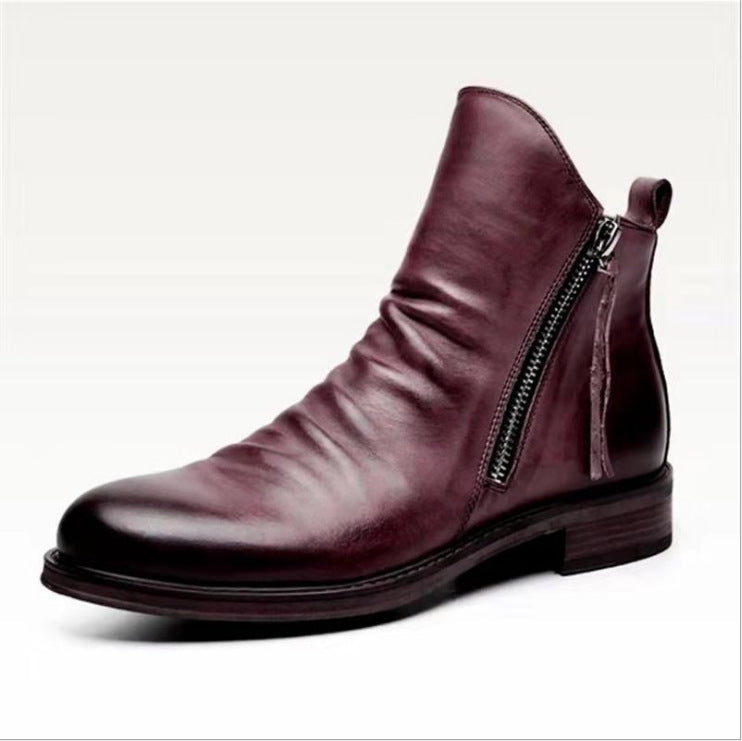 Men's Casual Leather Chelsea Boots