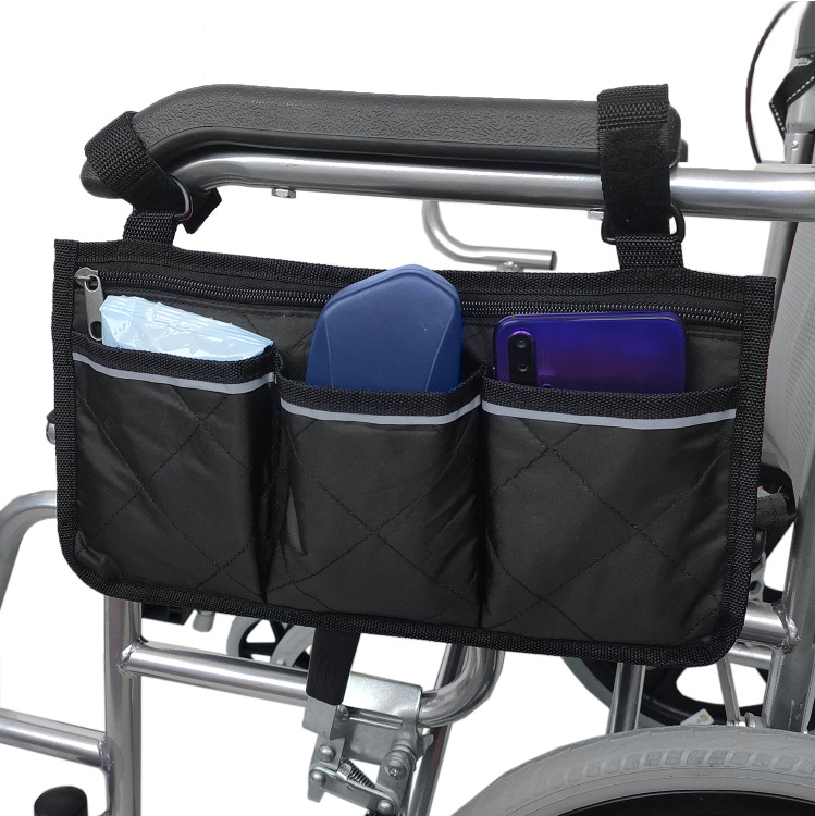 Multifunctional Wheelchair Side Storage Bag