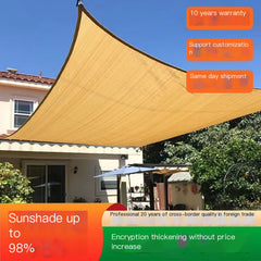 Beige Shade Net 185g Heavy-Duty Outdoor Canopy