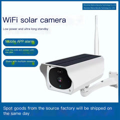 Outdoor Solar Wireless WiFi Security Camera with Night Vision