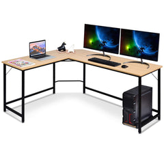 L Shaped Desk Corner Computer Desk PC Laptop Gaming Table Workstation