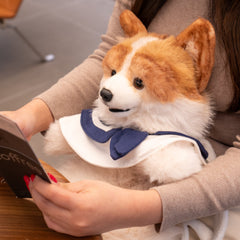 Corgi Backpack – Cute Dog Plush Bag for Kids & Pet Fans