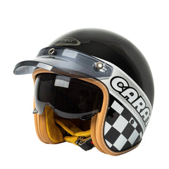 The Street King - Vintage Open Face Helmet - DOT & ECE Approved